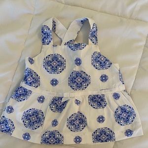 Janie and Jack Criss Cross Top